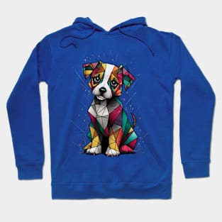 Geometric puppy Hoodie